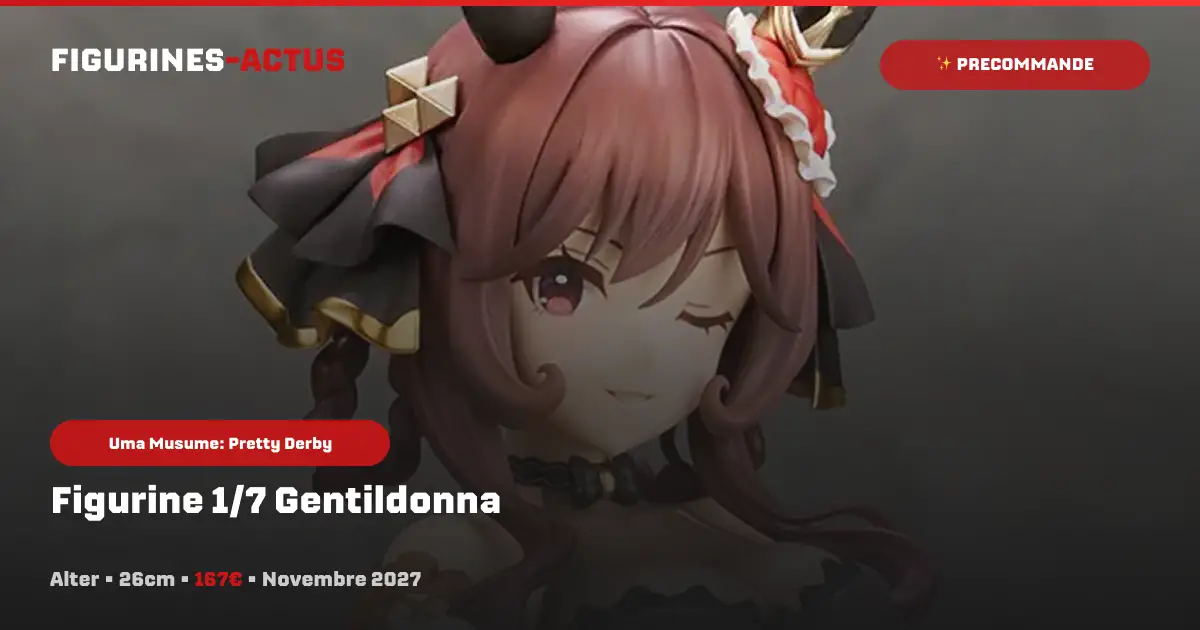 Alter ouvre les précommandes de sa figurine Gentildonna d’Uma Musume: Pretty Derby !